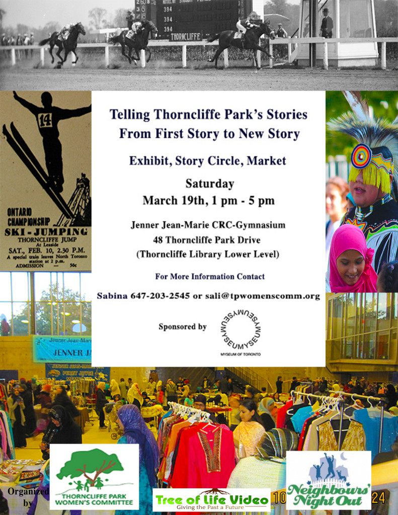 Telling Thorncliffe Park's Stories Flyer 8.5x11